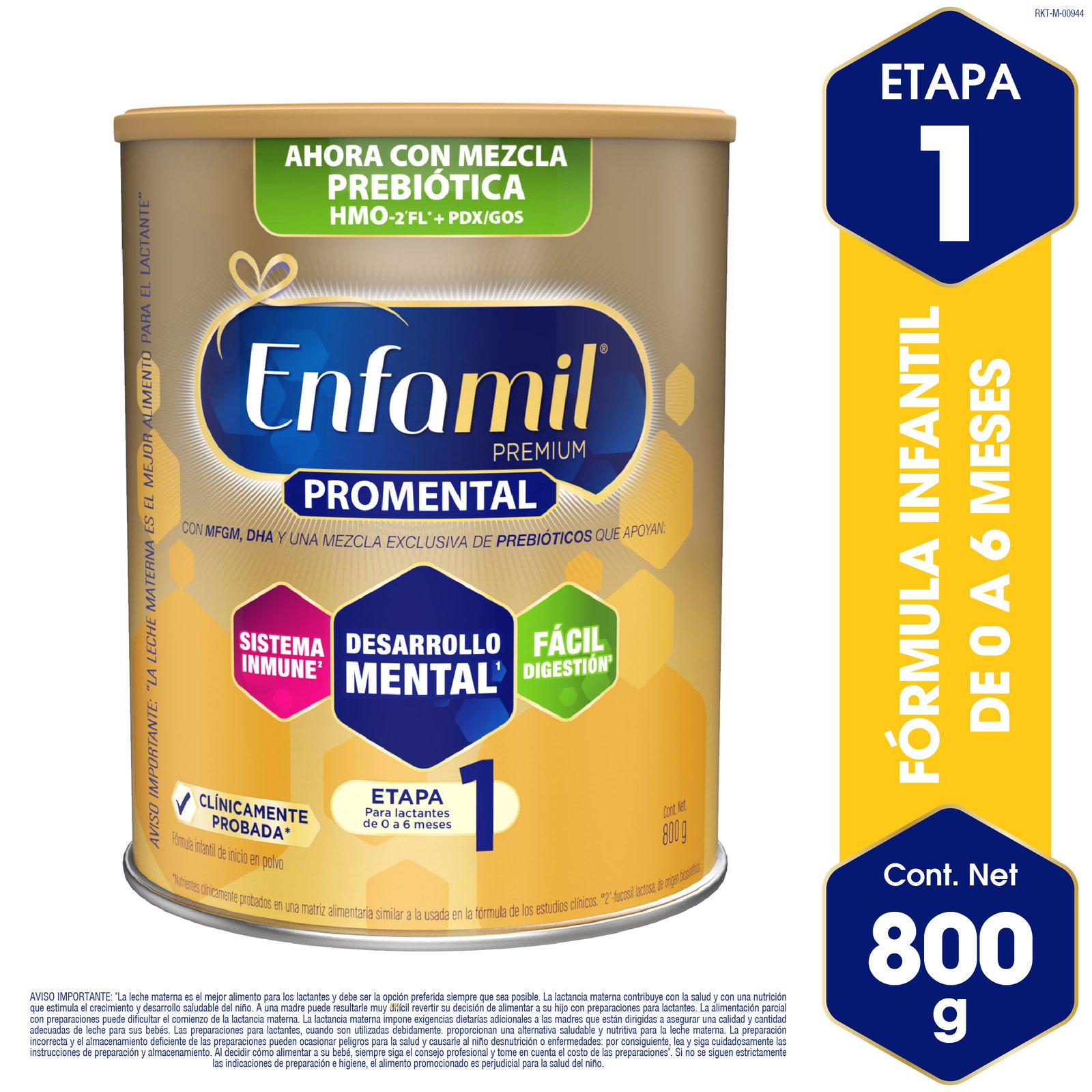Enfamil Premium Promental Alimento Lácteo en Polvo Etapa 1/ 3 Unidades /  600 g / 21.16 oz, Bebé, Pricesmart, Santa Ana