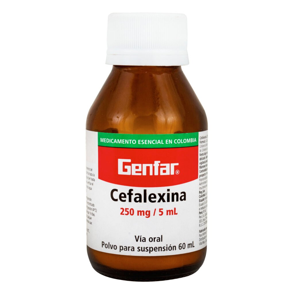 CEFALEXINA 250 MG SUSPENSION 60 ML GF - Farmacenter Pharmahome